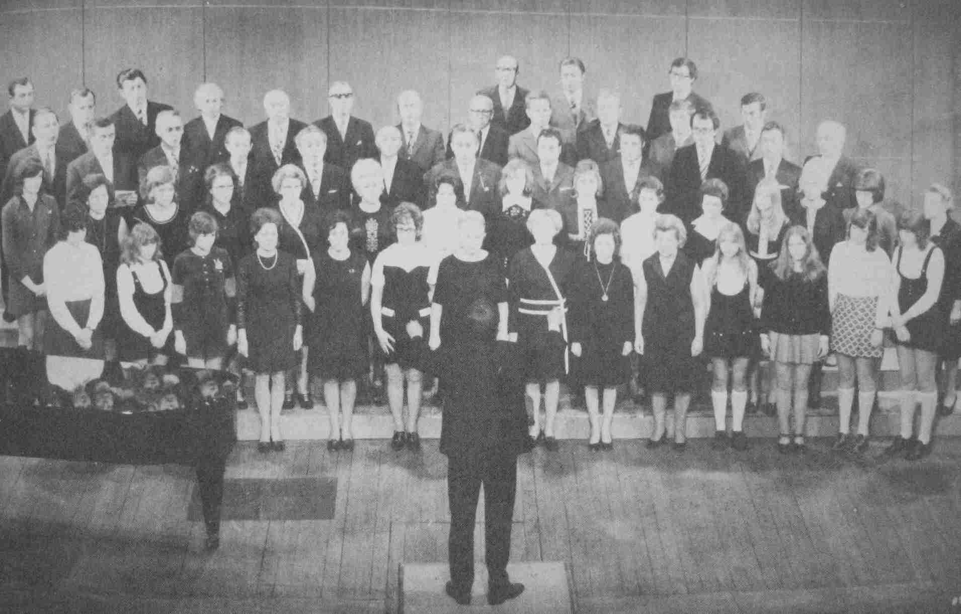 Gesangverein Gemischter Chor Anfnge 1973
