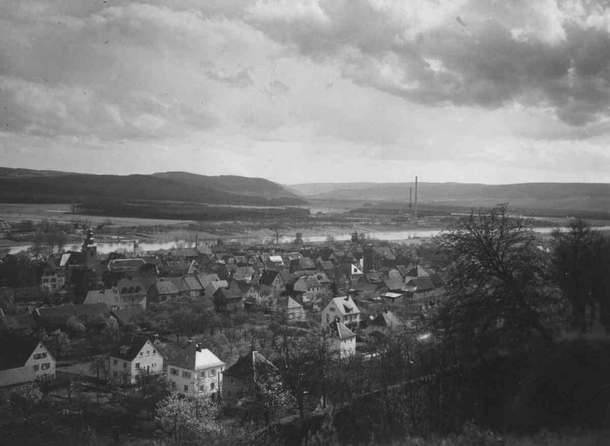 Historische ansichten Blick auf Stadt vom Jahnshgel wenig bebaut