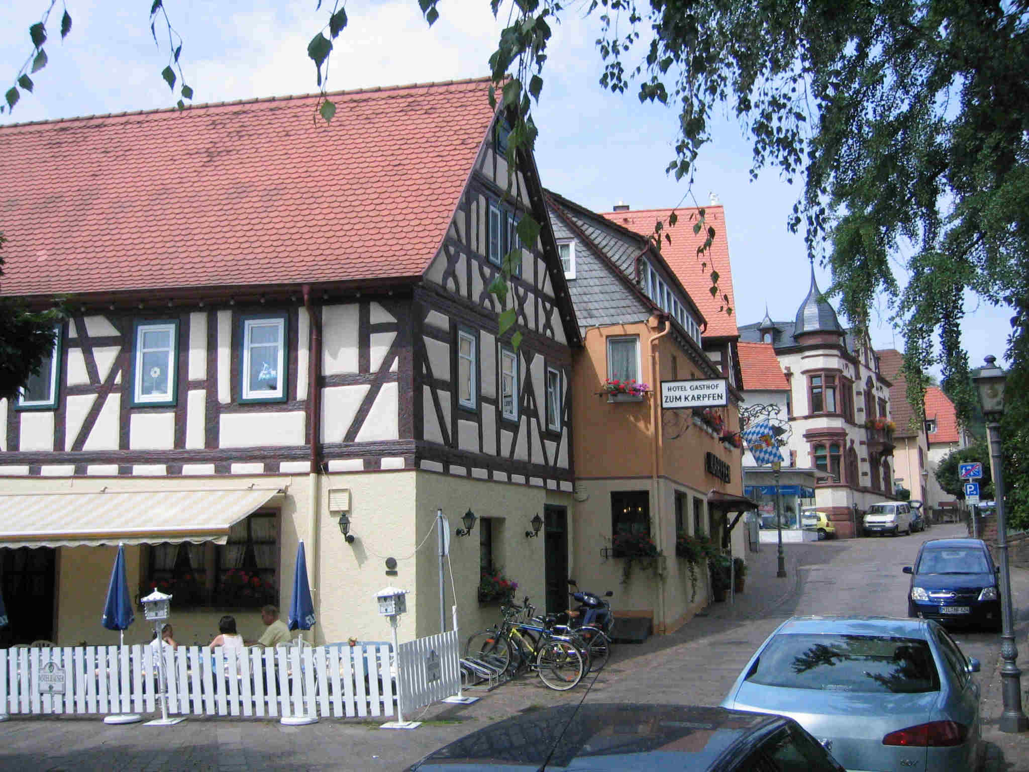 Karpfen mit Biergarten am Haus Rupp