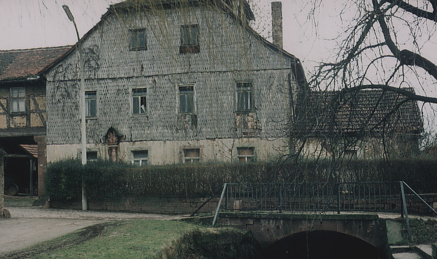 Knechtsmhle und Mhlbach vor Abbruch