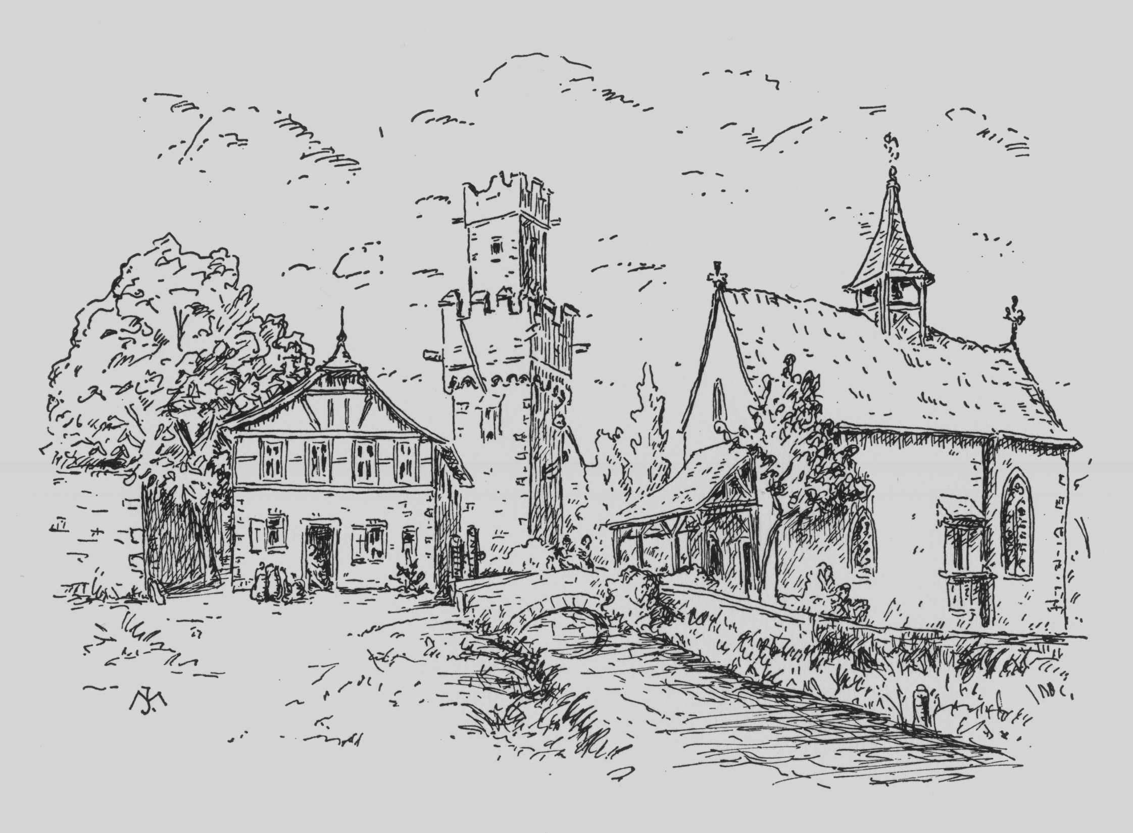 Michelbach Annakapelle und Knechtsmhle