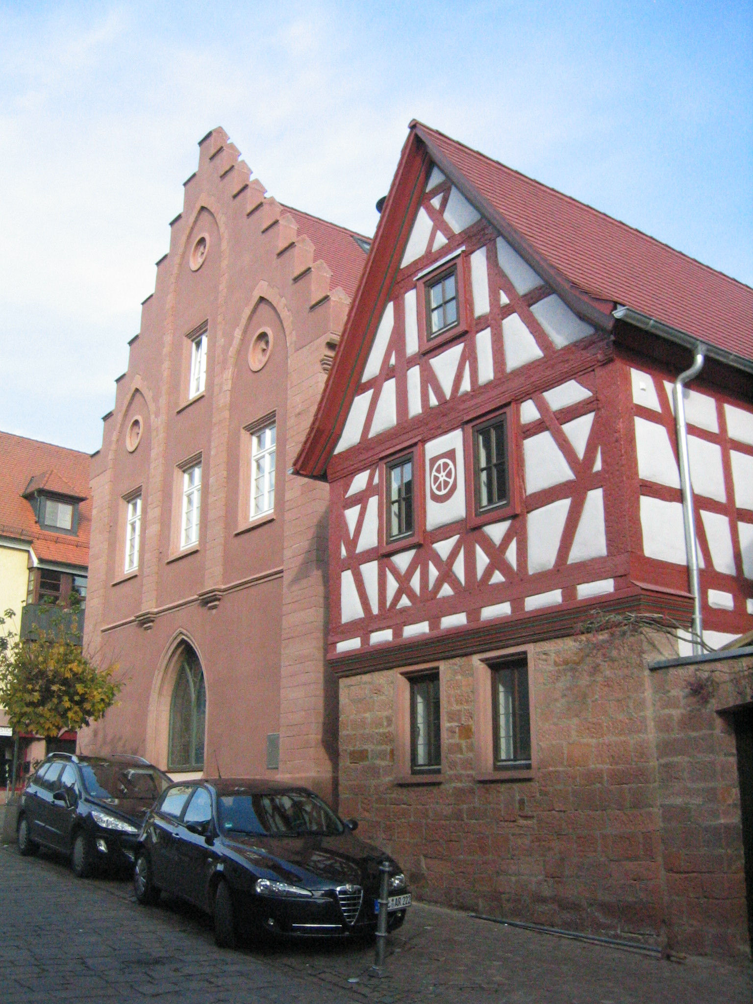 Rathaus Rmerhaus Mainstrae von Klimmer aus