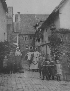 33_4  Untere Wallstrae Leute Vieh Huserwinkel