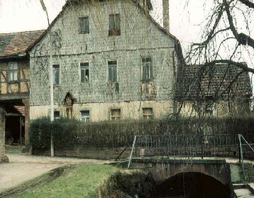 43_2 Knechtsmhle und Mhlbach vor Abbruch